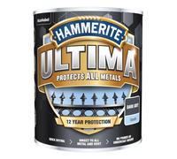 2x Hammerite Ultima Dark Grey Smooth Finish Metal Paint 750ml|Free P&P|26.4/Unit