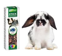 2x Hamster Rabbits Professional Sticks with Blackthorn Plum Rodents Home Small Animal Treats Chinchilla Degu Gerbil Guinea Pig Snacks Pet Food 105g with Hooks