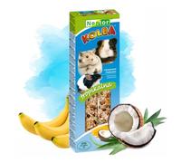 2x Hamster Rabbits Two Sticks Food TROPICAL Flavor Seed Treats 115g Guinea Pig Rat Mouse Gerbil Rodents Small Animal Pet Vegetable Exotic Snacks Degu Foods