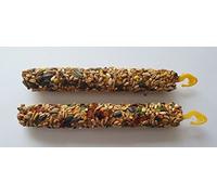 2x Hamster Sticks Flask Vegetable and Honey Animals Rodents Food 120g Rabbits Guinea Pig Mouse Chinchilla Degu Rabbit Pet Pack of Two Treats Snack