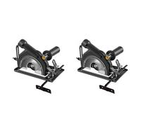 2X Hand Angle Grinder Converter to Cutter Base Bracket 0-40mm Depth Slotting Stand Tools for 100-125MM Angle Grinder