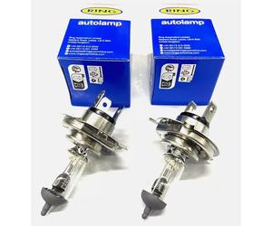 2x Headlamp Bulbs For Fiat Grande Punto 1.3 Multijet 90 199 02/06-12/10