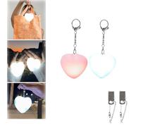 2x Heart Purse Light Rechargeable Usb, Love Wallet Tote Bag Touch SensingLight, Small Handbag Lights For Women With Automatic Sensor, Mini Lightweight Bag Lights For Handbag With Sensor For Inside