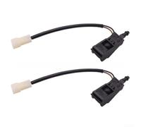 2X Heated Windshield Washer Nozzles, For Passat B5, for beetle for touareg T5, Nylon Spray Jets Driver Passenger Side Replace 6E0955986B