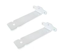 2X Heavy Duty Floating Shelf Brackets Wall Mounted Shelve Brackets,Metal Shelving Support Brackets,L Shape Right Angle Corner Bracket for Scaffold Board with Screw,White (10cm(3.9in))
