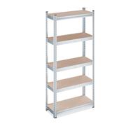2x heavy-duty shelving unit set for workshop, storage, garage & basement