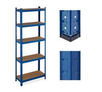 2x heavy-duty shelving units, 5 shelves, 500 kg capacity