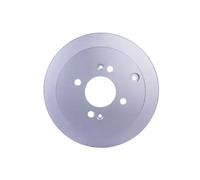 2x Hella 8DD355118-851 Rear Brake Disc Solid 262mm Fits Dodge Hyundai KIA Accent