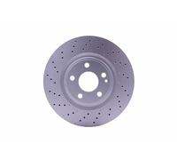 2x Hella 8DD355120-351 Front Brake Disc Perforated Vented 320mm Fits Mercedes