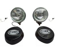 2x HELLA CLEAR WHITE LENS DRIVING LIGHTS SPOT FOG LIGHTS SPOT LAMPS WITH BULB