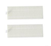 2X HEPA Filter Replacement for Haier HSR Robotic Vacuum Cleaner - High Efficiency Dust Trap Parts White