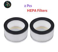 vidaXL 2x HEPA Filters for Ash Vacuum Cleaner Washable Replacement Part Home