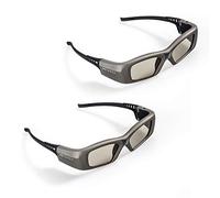 2x Hi-SHOCK BT/RF Pro Oxide Diamond | Bluetooth 3D glasses for 3DTV & 3D-RF projectors from Sony, Epson, Jvc, Samsung, Panasonic [shutter glasses | 120 Hz | rechargeable | 39g | bluetooth/rf]