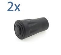 2X Hiking Trekking Stick Ferrules Ends Tips 12mm (1/2") For Leki, Nordic Etc
