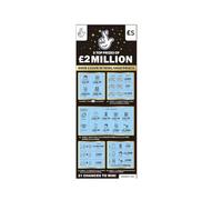 2x Hilarious Fake Winning Joke Scratch Cards, Prank Your Friends with 2 million