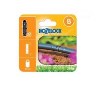 2x Hozelock Straight Connector Black 13mm Pk6 (9.52/Unit +Free Ship)