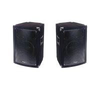 2x Ibiza Sound DISCO8B Passive 8" Speaker 300W DJ House Party Sound System