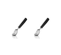 2X Ice Cream Scoop Stainless Steel, Ice Cream Scooper Professional Large Ice Cream Scoops with Non-Slip Rubber Handle