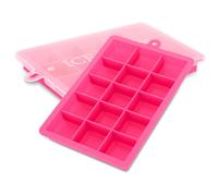 2x Ice Cube Moulds Set of 2 à 15 compartments Ice Cube Silicone Moulds with Lid