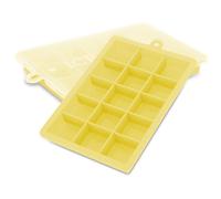 2x Ice Cube Moulds Set of 2 à 15 compartments Ice Cube Silicone Moulds with Lid