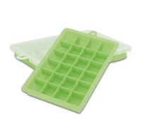 2x Ice Cube Moulds Set of 2 à 24 compartments Ice Cube Silicone Moulds with Lid