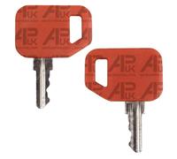 2x Ignition Key Replacement for John Deere Commercial Dozer Backhoe Loader Gator Skid Steer
