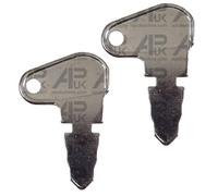 2x Ignition Key Replacement for Massey Ferguson 1155 1500 1800 2135 2200 2500 3165 Tractor