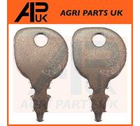 2x Ignition Switch Keys Replacement for Briggs & Stratton Ride on Lawn Mower Garden Tractor