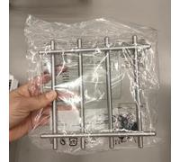 2x Ikea 001.860.41 Lamplig Saucer 7 by 7-Inch (set of 2), Stainless Steel,001.860.41X2