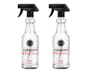 2X Infinity Wax Empty Pro Bottle W/ Label Incinerate Cleaner Refillable Iclincpb