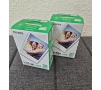 2x INSTAX Mini Instant Film - White Border -40 shot Pack (2 pack of 20)