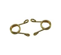 2x Iron Motorbike Saddle Spring Replacement Heavy Duty Modified Upgrading Motorcycle Springs Part Accessories Gold