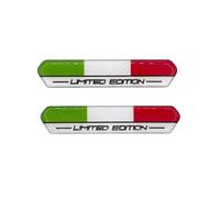 2x Italy Limited Edition Italy 3D Gel Sticker Emblem Sticker Scooter Moped