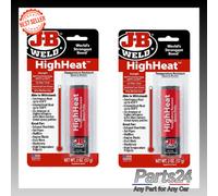 2x JB WELD J-B HIGH HEAT HIGH TEMPERATURE RESISTANT EPOXY PUTTY STICK 8297