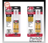 2x JB WELD PLASTIC QUICK SETTING EPOXY - 25ML NEW