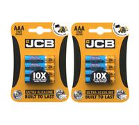 2X Jcb Aaa Ultra Alkaline Batteries - Pack Of 4