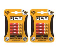 2X Jcb Aaa Zinc Carbon Batteries - Pack Of 4