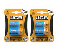 2X Jcb C Size Super Ultra Batteries - Pack Of 2