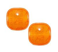 2x JCB Rear Amber Indicator Tail Lens Replacement for Britax Triple Lamp Combination Light