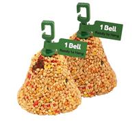 2x Johnsons Vet Budgie and Parakeets Fruit and Honey Bells - Bundled by GetInStyle Shop