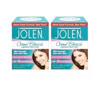 2x Jolen Creme Bleach Lightens Dark Hair Mild Formula Plus Aloe Vera 30ml