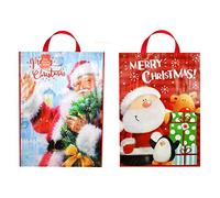 2x Jumbo Gift Bag Christmas Xmas Presents Extra Large Novelty Santa Red Set
