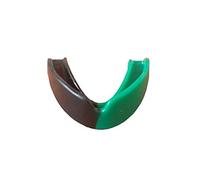 2X Junior Senior Multicolor Gum Shield Mouth Guard Mouth Protection for Sports (Black - Green, Junior)