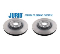 2x Jurid 563054JC-1 Brake Discs Front 375mm Fits Mercedes GL M R-Class 05-14