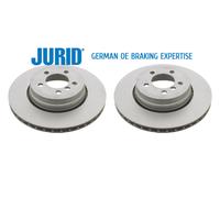 2x Jurid 563066JC-1 Brake Discs Rear 345mm Fits BMW 7 Series 03-08