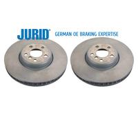 2x Jurid 563210JVC-1 Brake Discs Front LH 348mm Fit 3 5 Series Supra X3 Z4 16-25