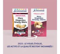 2x Juvamine Maca Ginger Ginseng 40 Tablets Natural Energy & Vitality Supplement