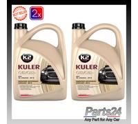 2x K2 KULER -35C G12/G12+ Coolant Antifreeze T205C 5L Red New