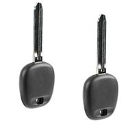 2X Key Fob Remote Transponder Ignition Car Key Replacement for 2013 2014 2015 2016 2017 2018 2019 2020 Toyota 4runner Camry Corolla Highlander Prius RAV4 Sienna Tacoma Yaris (TOY44H-PT, H Chip)