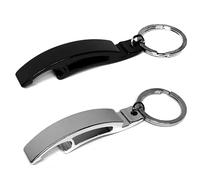 2x Keychain with Bottle Opener | Key Ring Crown Cap Opener